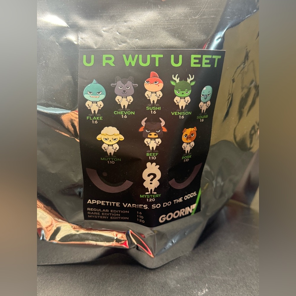 Goorin Bros U R WUT U EET Mystery Blind Bag Sealed Animal Farm Rare NWT